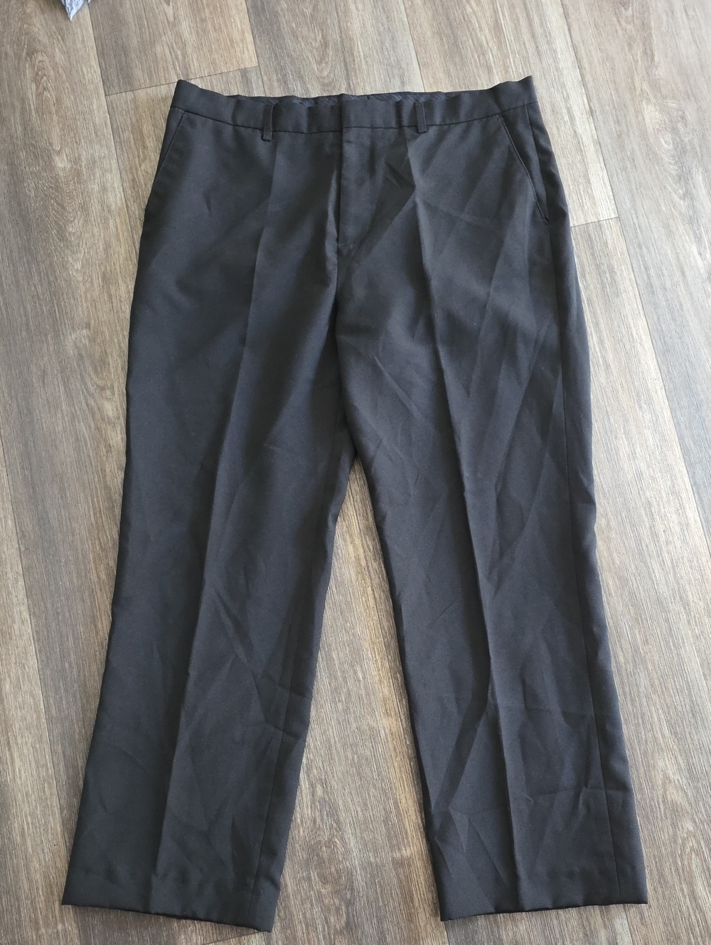 Donatelli Men's Black Dress Pants - Tailored Straight Leg